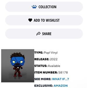 WHAT IF.?
ZOMBIE IRON MAN (GLOWS IN
THE DARK)